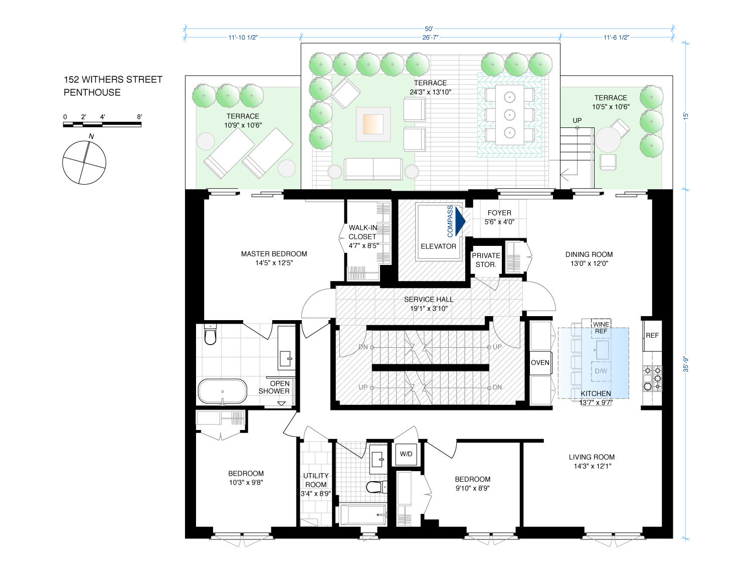 152 Withers Street, Unit PH Brooklyn, NY 11211 - Photo 12 of 12