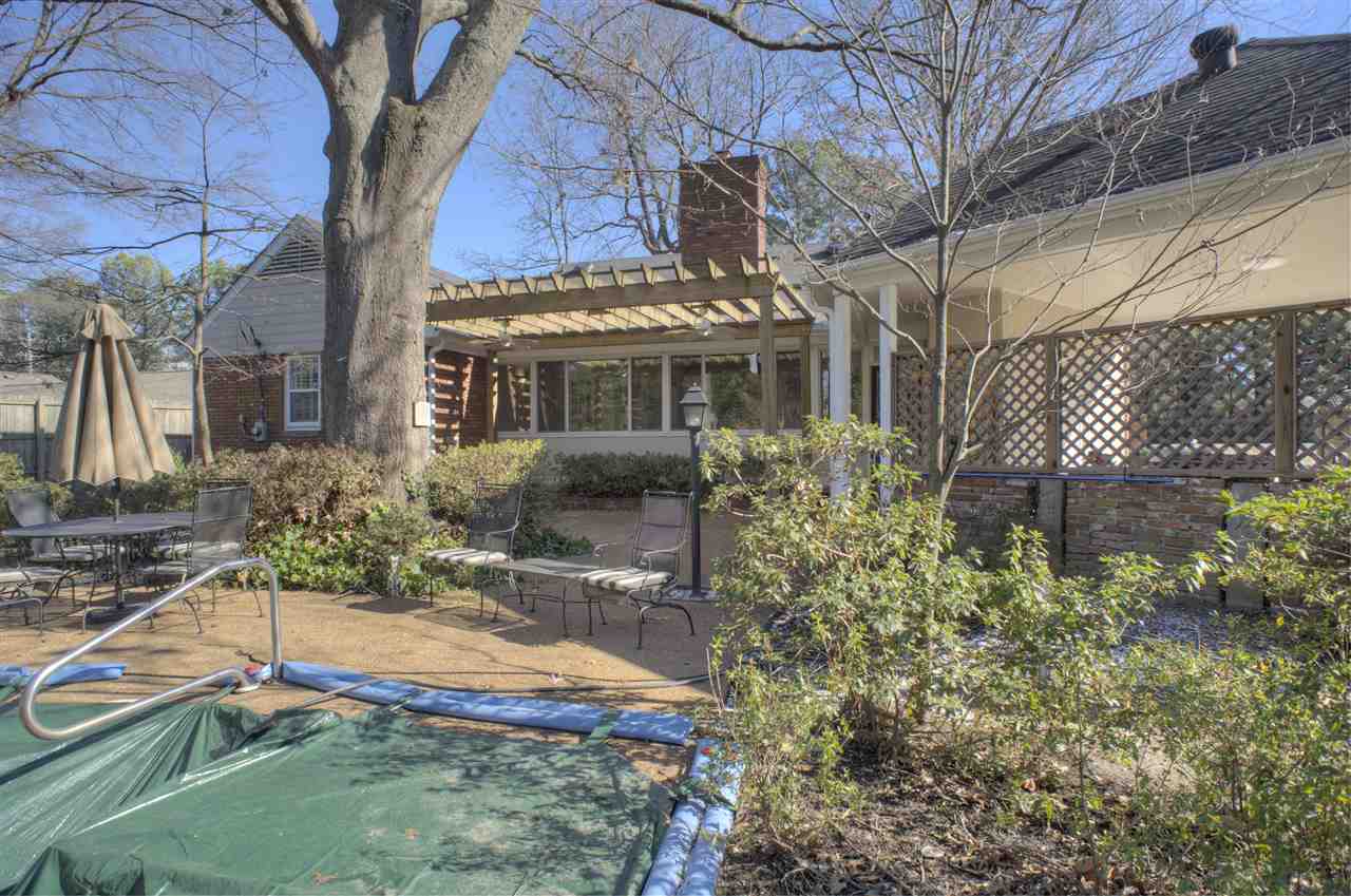 697 South Yates Road Memphis, TN 38120 - Photo 18 of 18 Sparkling Pool in Wood-Fenced Rear Yard