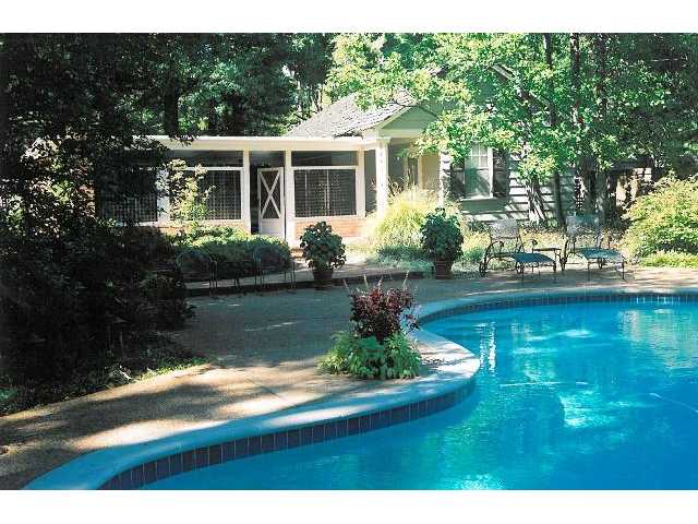 3910 Minden Road Memphis, TN 38111 - Photo 11 of 12 Quiet, Peaceful and Private Fenced Rear Grounds with Patios and Gunite Pool - PLUS a Wonderful Play Area - Your Own Personal Retreat!