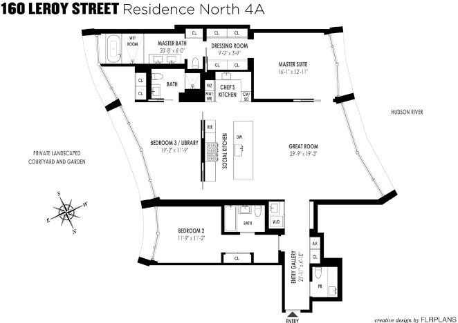 160 Leroy Street, Unit N4A Manhattan, NY 10014 - Photo 2 of 3