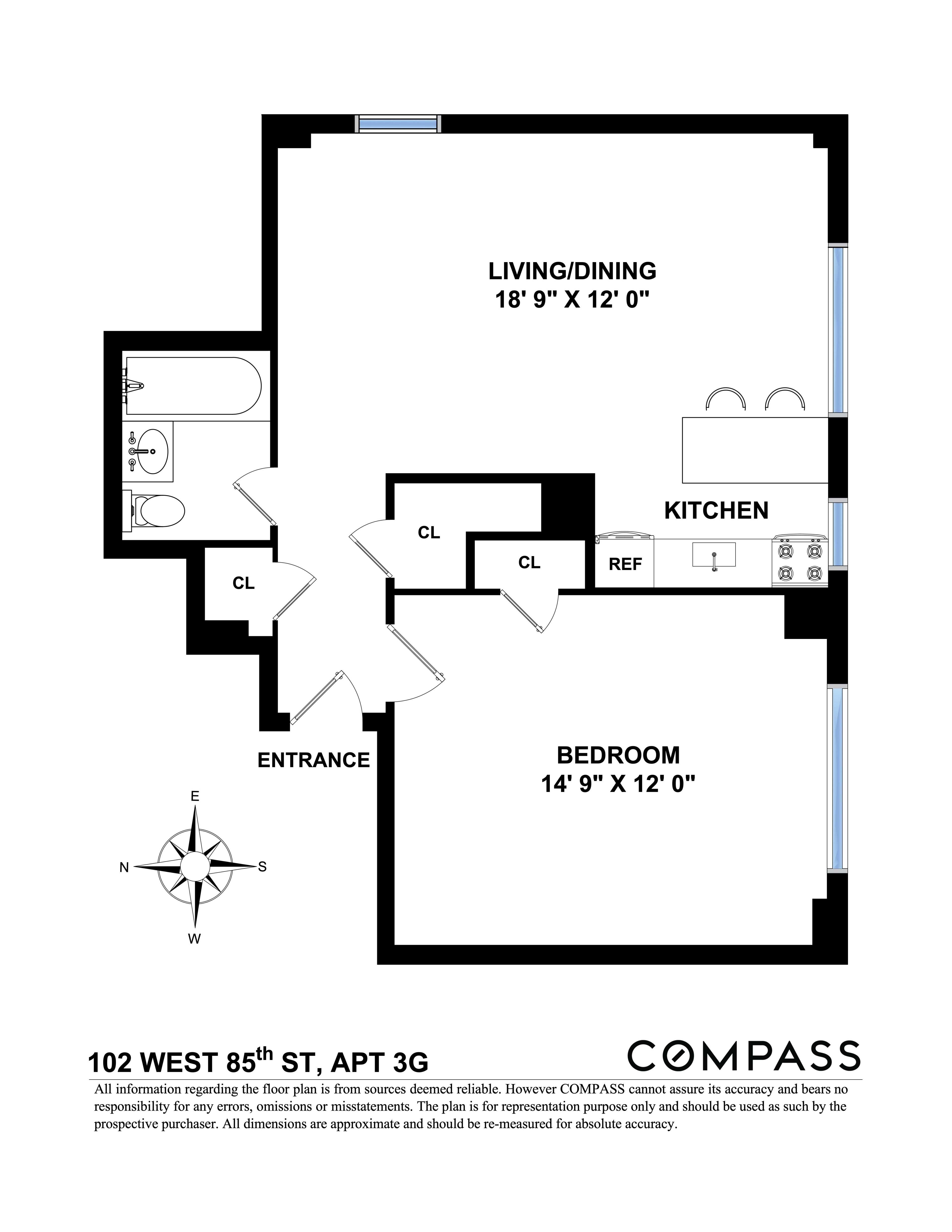 102 West 85th Street, Unit 3G Manhattan, NY 10024 - Photo 13 of 13