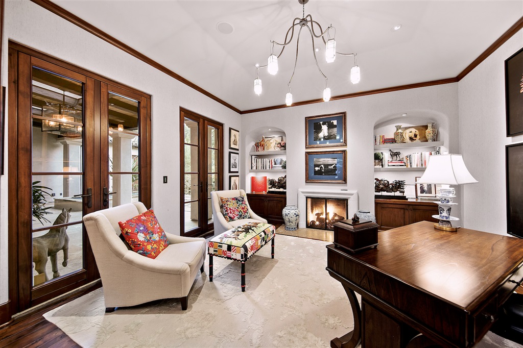 6221 Mimulus Rancho Santa Fe, CA 92067 - Photo 14 of 25 Front entrance office/library