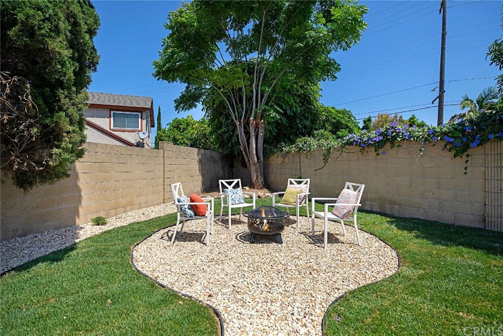 1745 North Bates Circle Anaheim, CA 92806 - Photo 24 of 32 Rock pathway great for fire pit