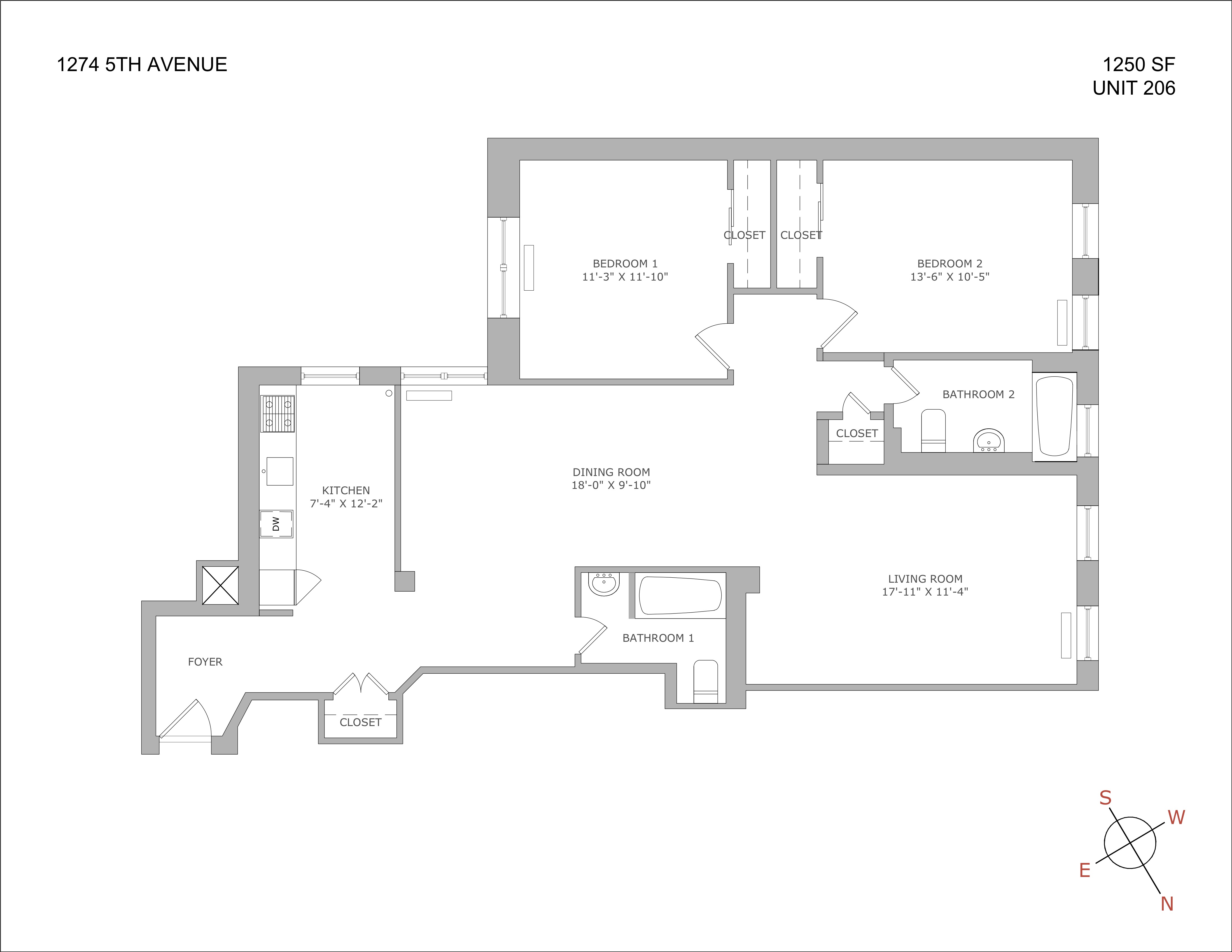 1274 5th Avenue, Unit 206 Manhattan, NY 10029 - Photo 5 of 5