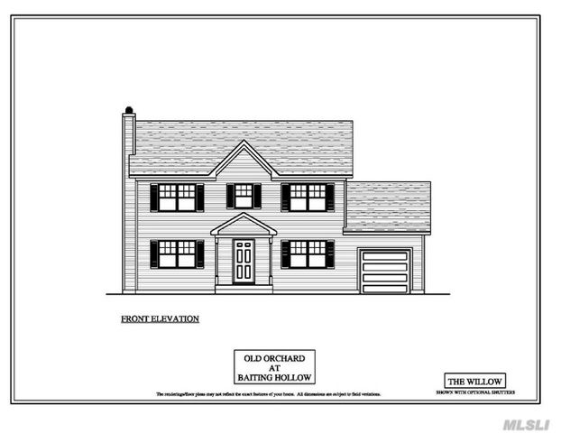 Lot 6 Old Orchard Road Baiting Hollow, NY 11933 - Photo 1 of 1 WILLOW MODEL FRONT