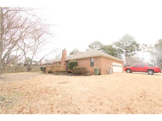 Huge corner lot with side load garage.
