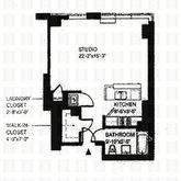 $355,000 | 446 Kent Avenue, Unit 7C | Williamsburg