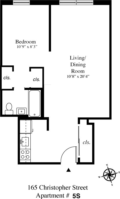 165 Christopher Street, Unit 5S Manhattan, NY 10014 - Photo 8 of 8