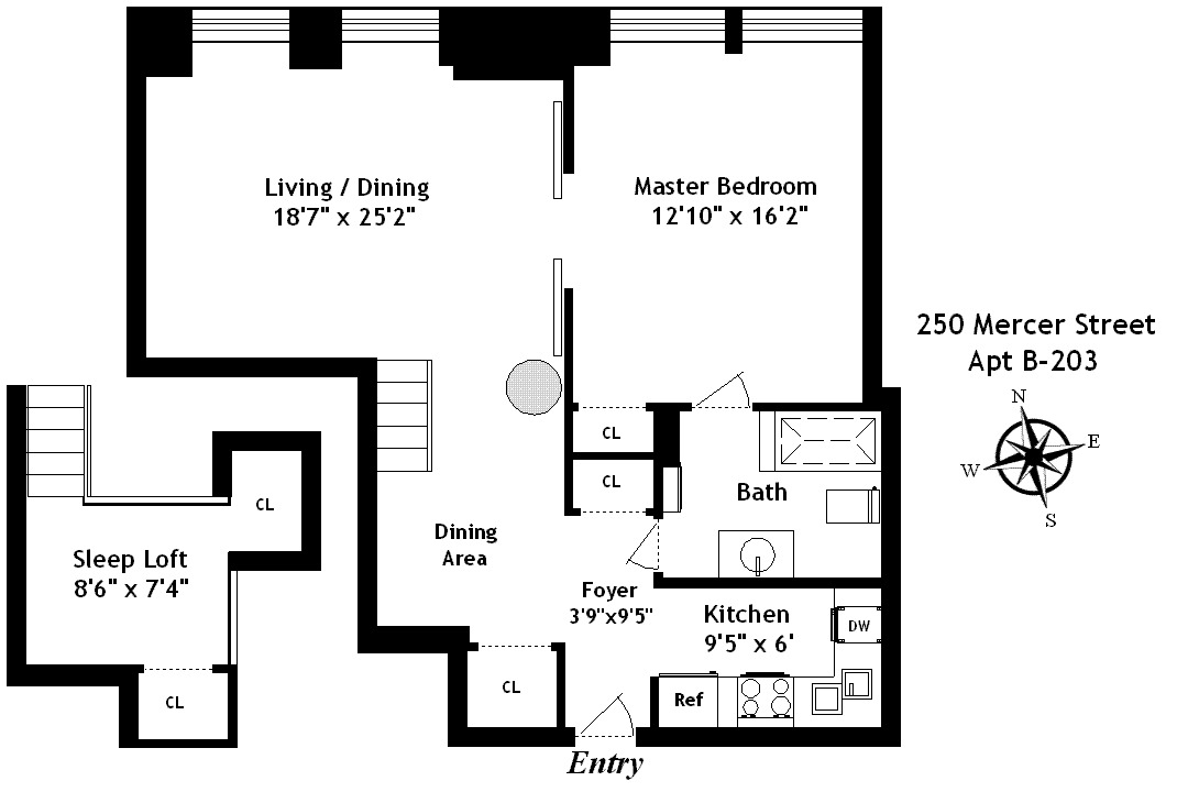 250 Mercer Street, Unit B203 Manhattan, NY 10012 - Photo 5 of 5