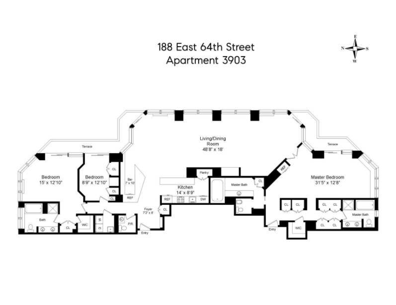 188 East 64th Street, Unit 3903 Manhattan, NY 10065 - Photo 12 of 12