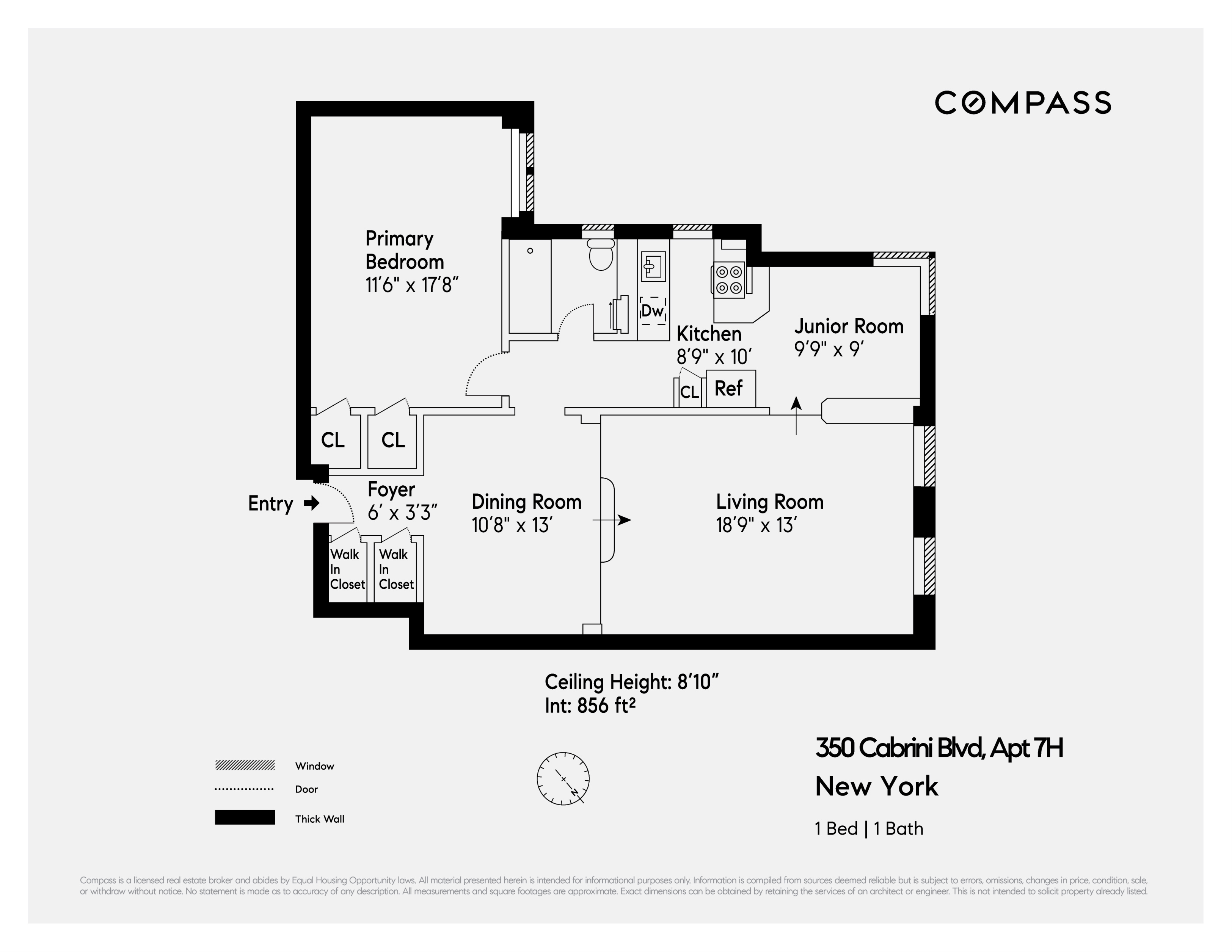 350 Cabrini Boulevard, Unit 7H Manhattan, NY 10040 - Photo 17 of 18