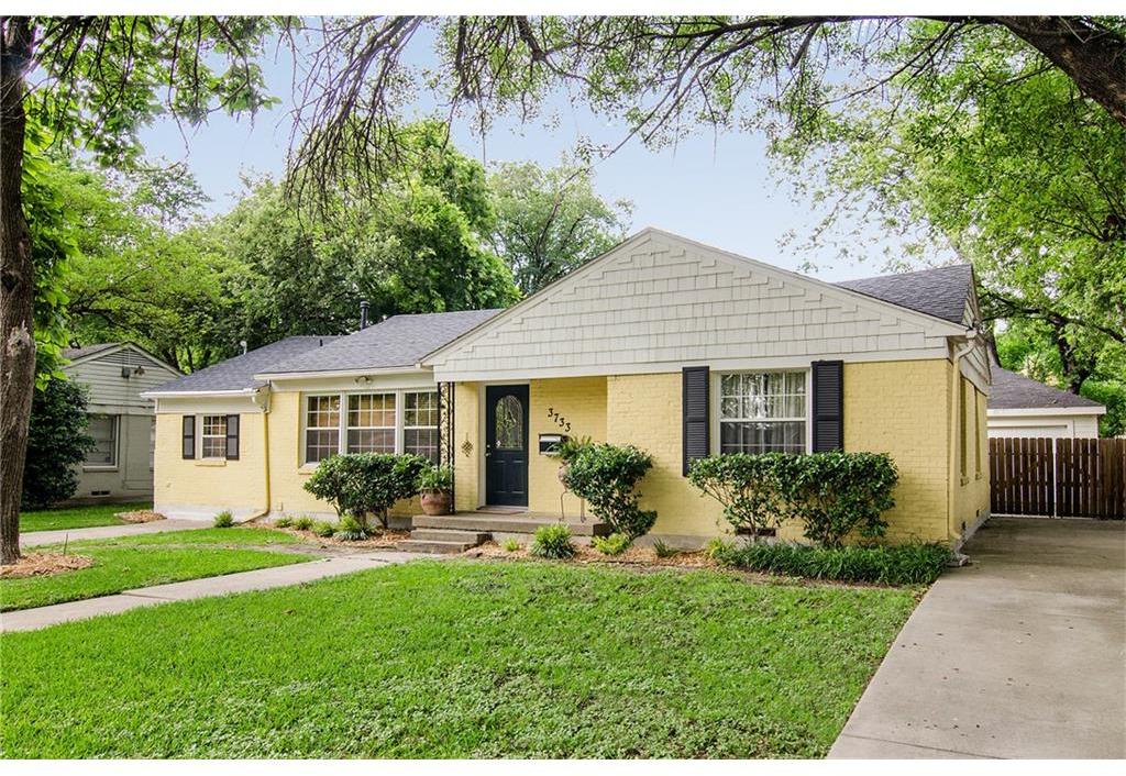 3733 Dunhaven Road Dallas, TX 75220 - Photo 1 of 1 Adorable 3 br/2 ba/2-car garage cottage on one of the most desirable streets W of Midway