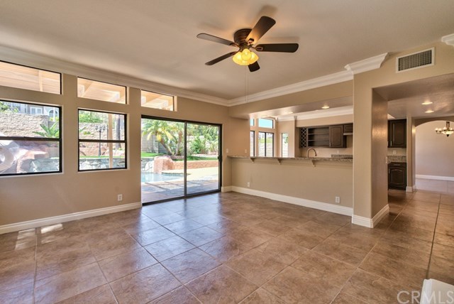 3086 Diamondview Circle Corona, CA 92882 - Photo 14 of 66 This is another angle of the family room and the kitchen.