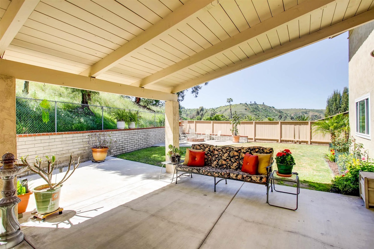 2345 Valley Mill Road El Cajon, CA 92020 - Photo 8 of 25 Great views of the rolling slopes around Fletcher Hills. Backyard includes a fire pit!