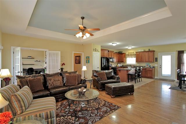 4780 Old Salem Road Rockvale, TN 37153 - Photo 10 of 10 AGAIN THIS BEAUTIFUL CUSTOM HOME FEATURES THIS GREAT OPEN FLOOR PLAN BETWEEN KITCHEN*LIVINGROOM*DINING AREA*AND CHECK OUT THE PRIVATE OFFICE BEHIND THOSE FRENCH DOORS