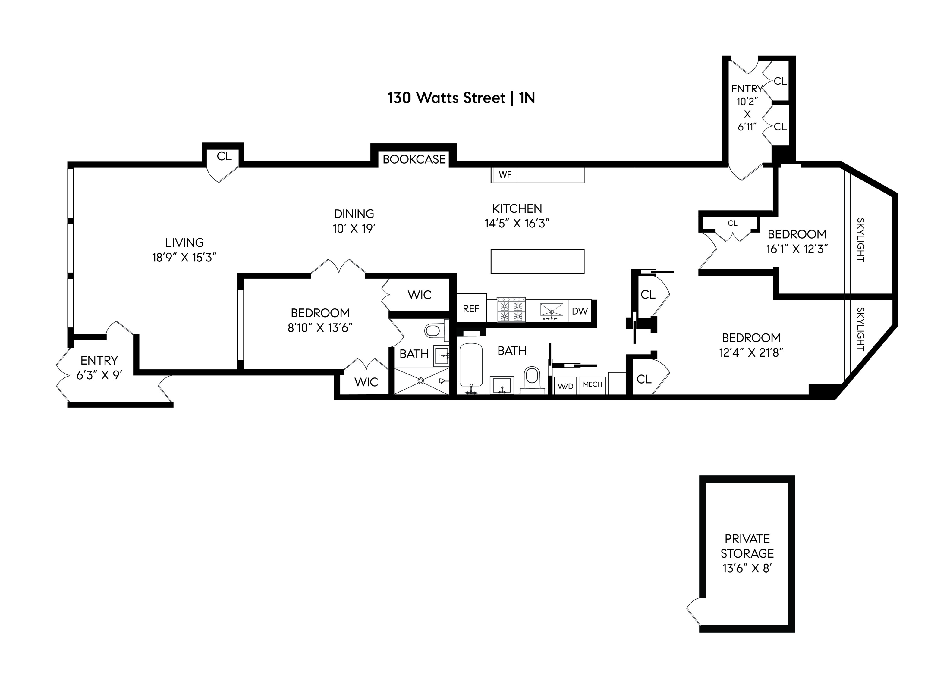 130 Watts Street, Unit 1N Manhattan, NY 10013 - Photo 10 of 10