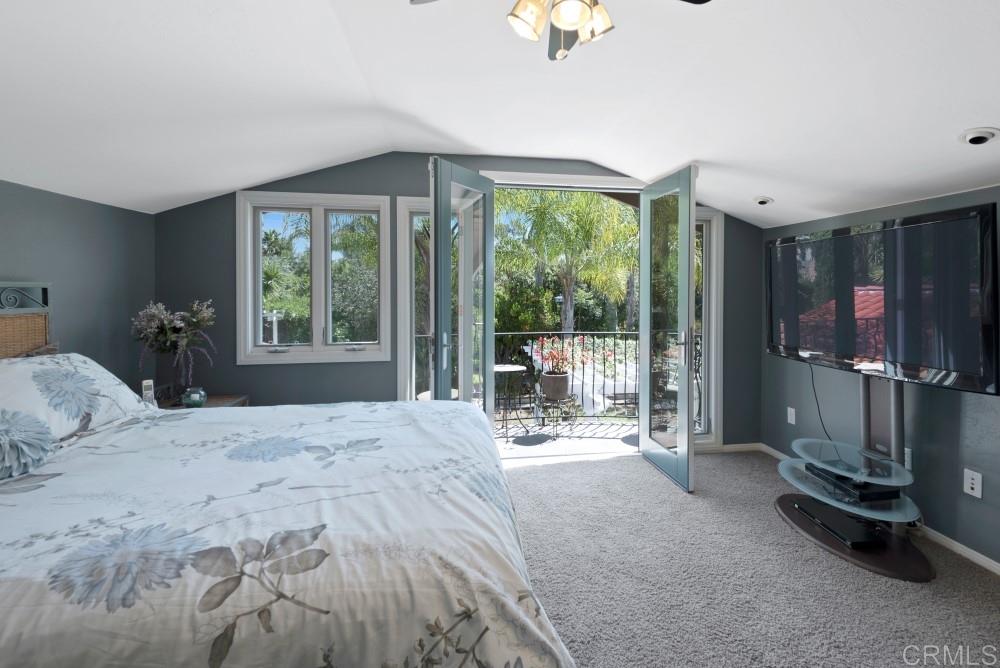3112 Guajome Lake Road Oceanside, CA 92057 - Photo 17 of 24 Balcony off bedroom with garden and countryside views.