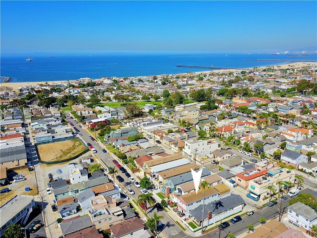 253 17th Street Seal Beach, CA 90740 - Photo 32 of 36 Aerial view #2. See the Seal Beach Pier which leads to shops and delicious restaurants on Main Street
