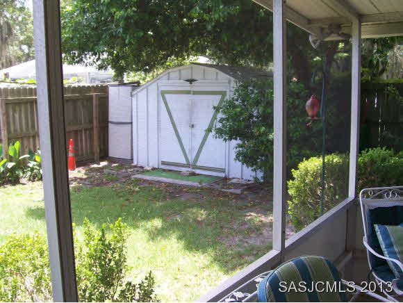 636 Segovia Road St. Augustine, FL 32086 - Photo 14 of 18 Back yard w/shed