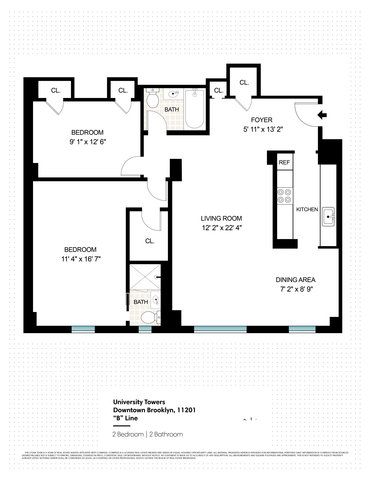 $775,000 | 122 Ashland Place, Unit 14B | Downtown Brooklyn