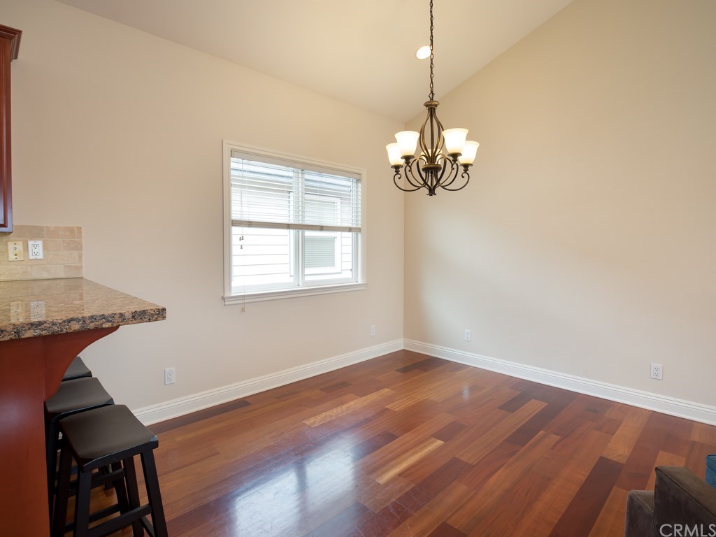 2302 Grant Avenue, Unit 2 Redondo Beach, CA 90278 - Photo 13 of 29 Dining room, Brazilian cherry hardwood flooring leads you to the upper level living area