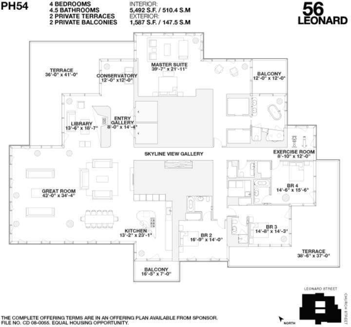 56 Leonard Street, Unit PH54 Manhattan, NY 10013 - Photo 22 of 22