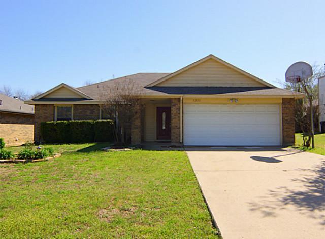One Story Upgraded Home in Desirable Flower Mound community. New roof, heater, a/c unit, gas water heater, foundation repaired, granite countertops, stainless steel appliances, tile and laminate throughout (only carpet in entrance closet)
