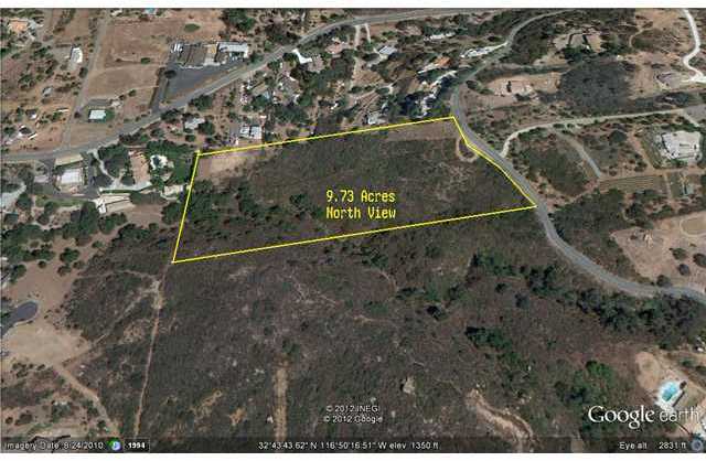 15000 Lyons Valley Road Jamul, CA 91935 - Photo 10 of 10 Birdeye View Looking North in area of Custom Homes.