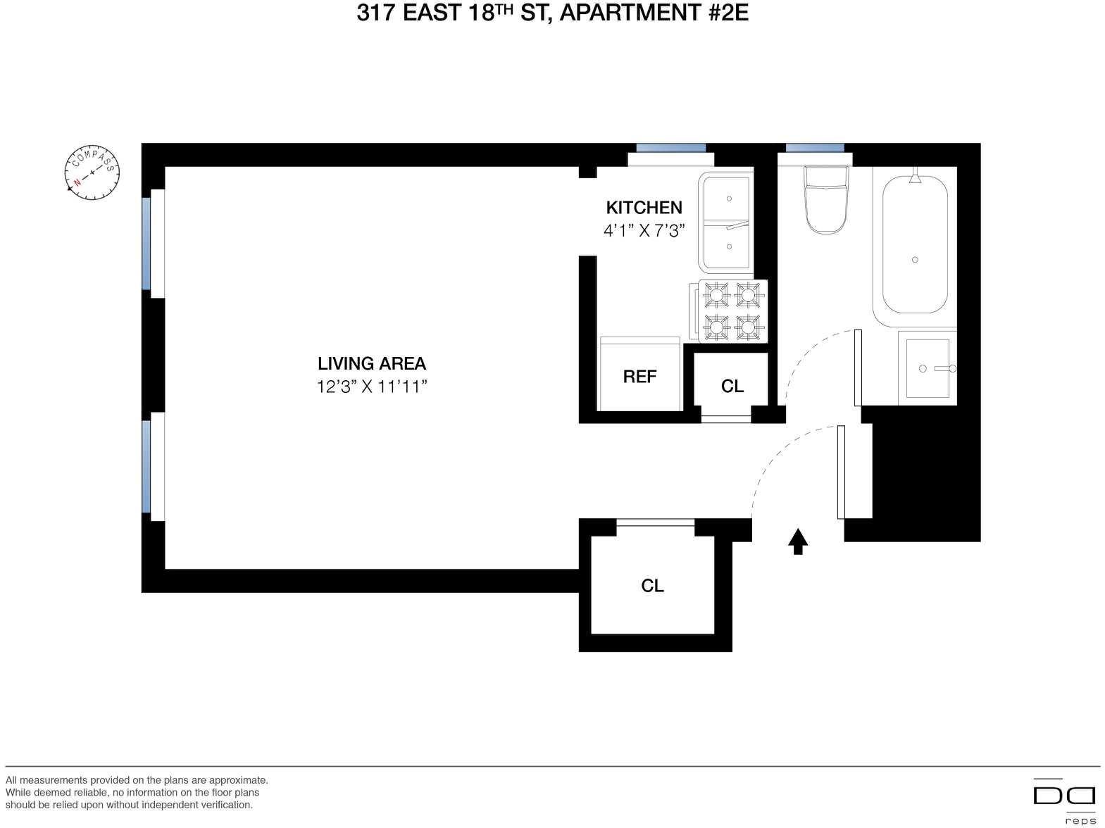 317 East 18th Street, Unit 2E Manhattan, NY 10003 - Photo 5 of 5 Gallery Image 5