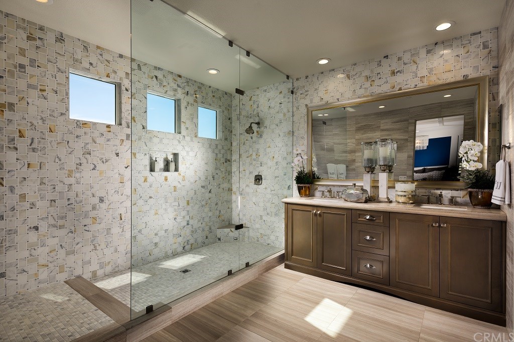 18946 Lauren Lane Saugus, CA 91350 - Photo 11 of 20 Master Bathroom. Photos of model home not actual home for sale.