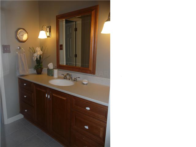 1594 Brierbrook Road Germantown, TN 38138 - Photo 8 of 12 UPDATED MASTER BATH W/HIGH CABINETS & CORIAN COUNTER TOPS, NEW TOILET AND FRAMED MIRRORS. HUGE WALK IN CLOSET!