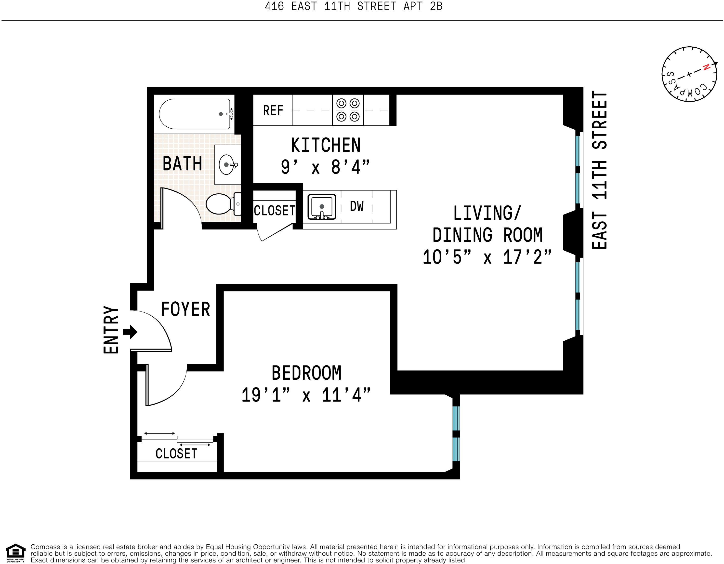 416 E 11th St, Unit 2B Manhattan, NY 10009 - Photo 6 of 6