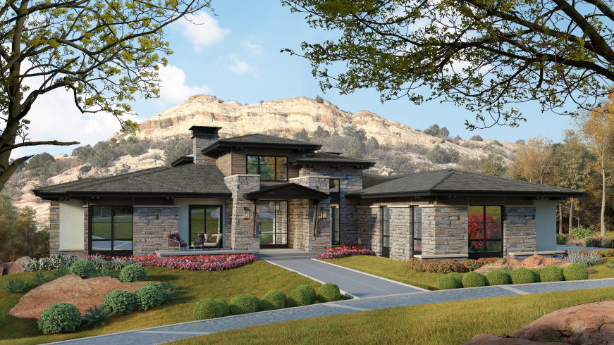 Polo Club Custom Home - Mediterranean - Exterior - Denver - by