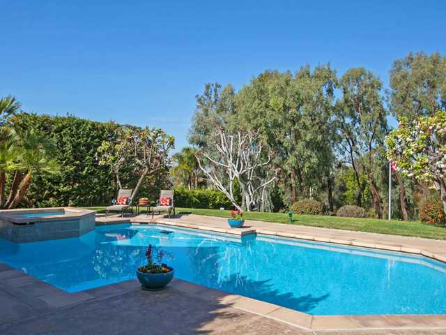 17036 Circa Del Sur Rancho Santa Fe, CA 92067 - Photo 19 of 25 The sparkling private pool and spa have been recently refinished.