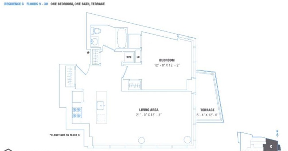 306 West 48th Street, Unit 30C Manhattan, NY 10036 - Photo 11 of 11