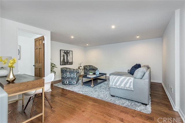 14839 Round Valley Drive Sherman Oaks, CA 91403 - Photo 25 of 43 Guest suite/media room/home office with private entrance and half bath