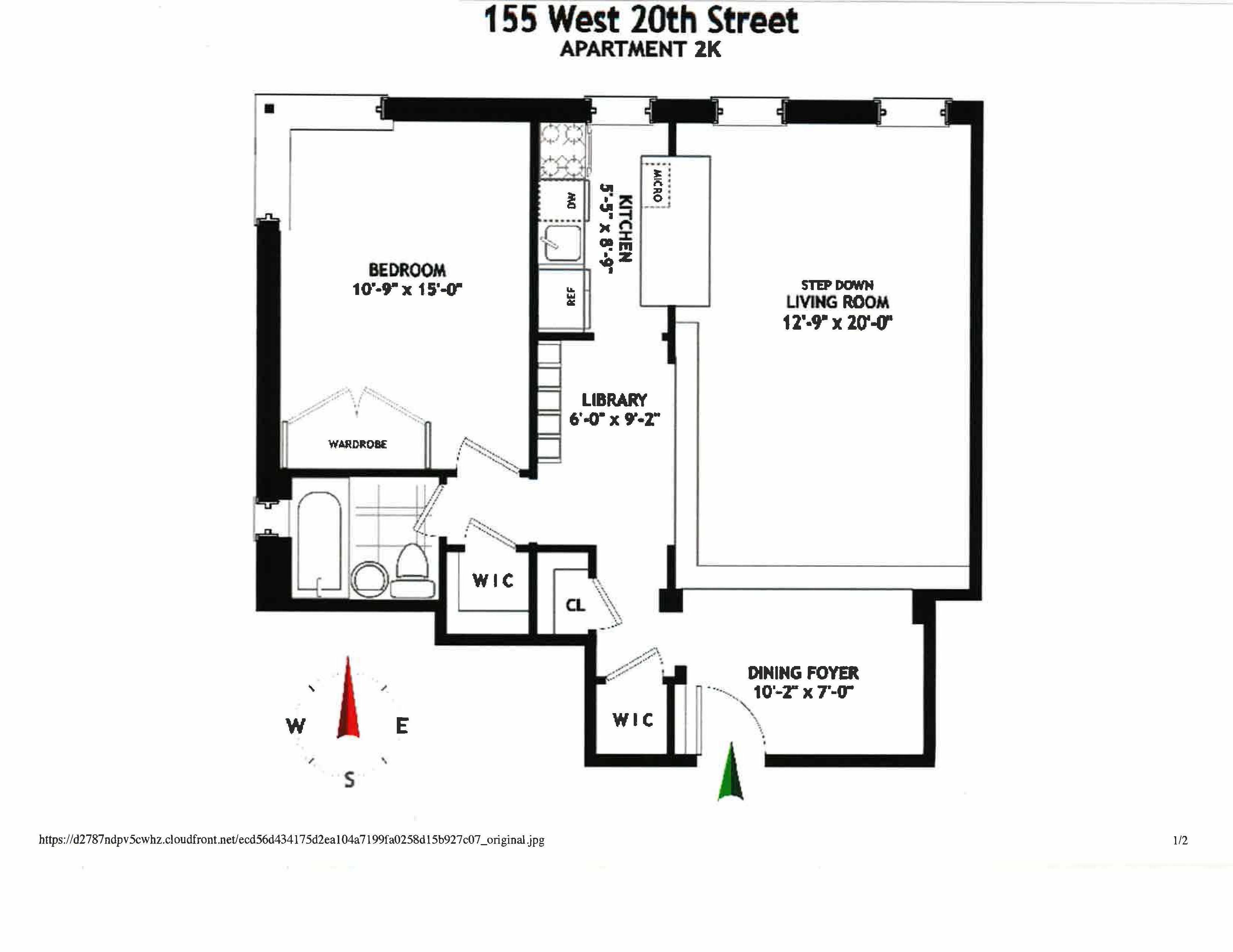 155 West 20th Street , Unit 2K Manhattan, NY 10011 - Photo 7 of 7