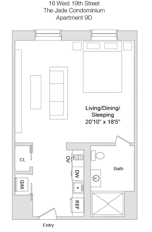 16 West 19th Street, Unit 9D Manhattan, NY 10011 - Photo 5 of 5