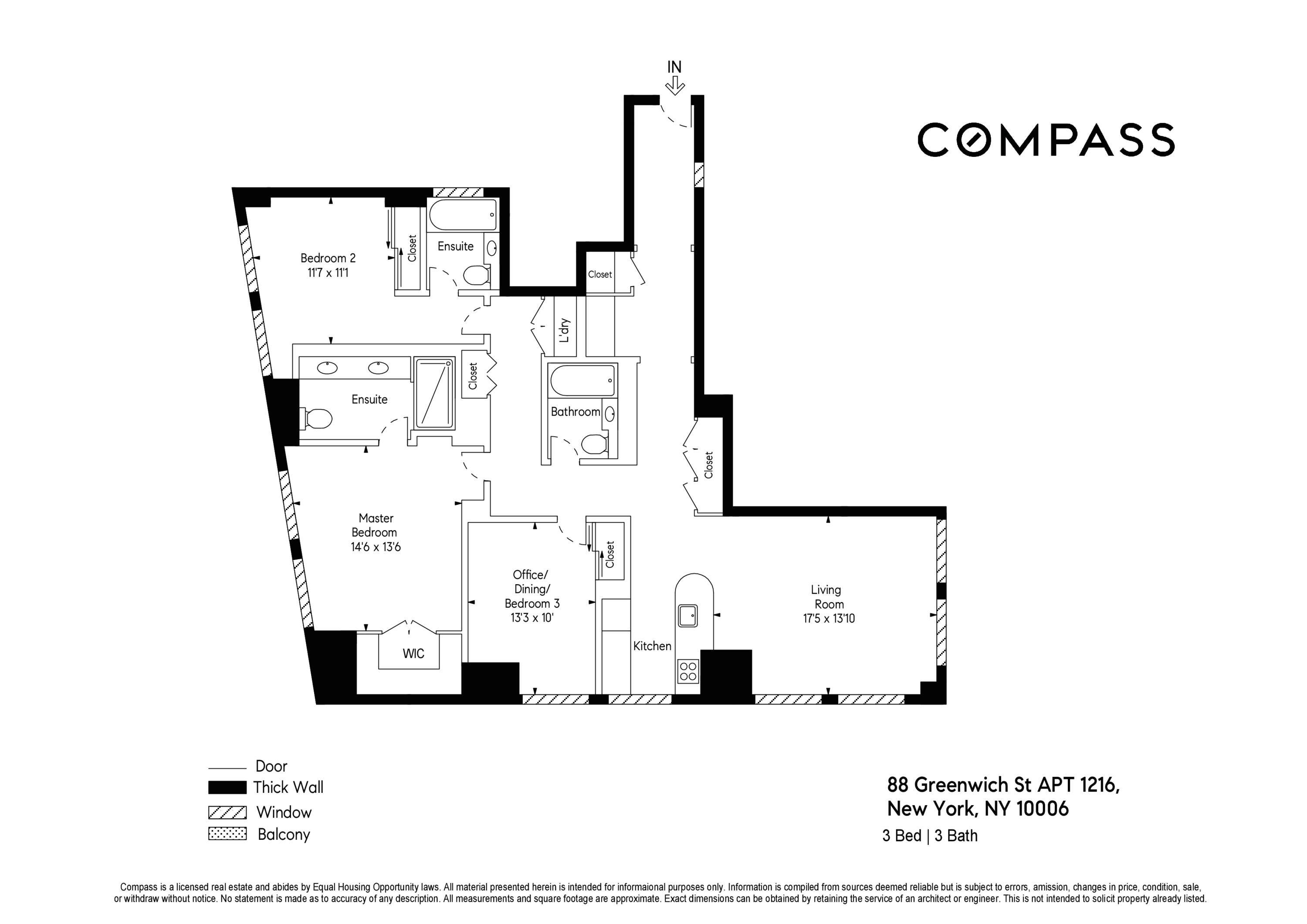 88 Greenwich Street, Unit 1216 Manhattan, NY 10006 - Photo 12 of 12