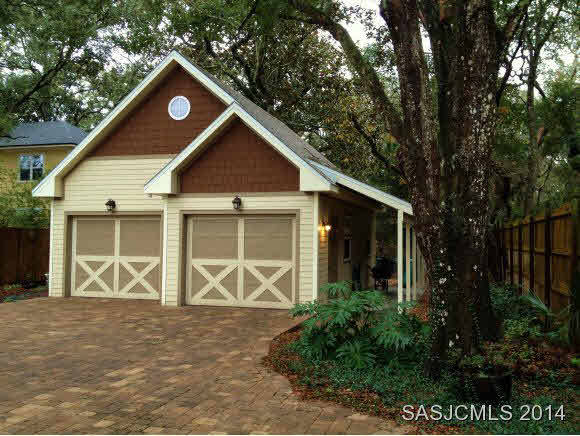 21 Casanova Road St. Augustine, FL 32080 - Photo 18 of 24 Hardi-Board 2-car GAR w porch