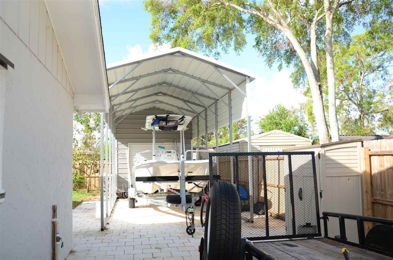 336 Linden Road St. Augustine, FL 32086 - Photo 15 of 18 extra parking, boat or RV w/2 story storage unit attached