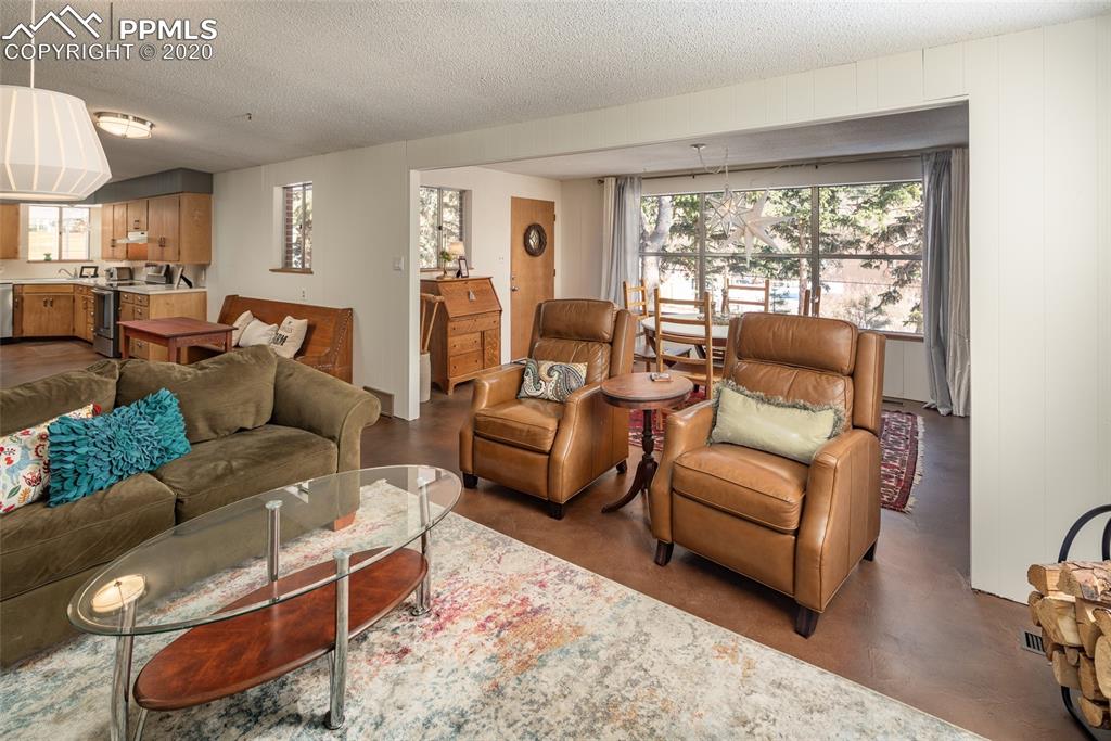 8715 Chipita Park Road Cascade, CO 80809 - Photo 9 of 33 Main room and view of the main entry way door.