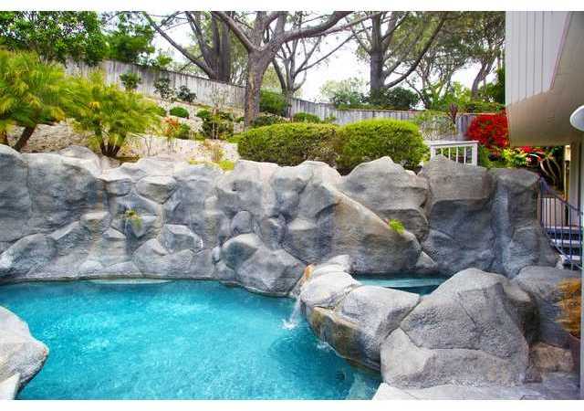 336 Pine Needles Drive Del Mar, CA 92014 - Photo 6 of 17 Tropical pool/spa in backyard