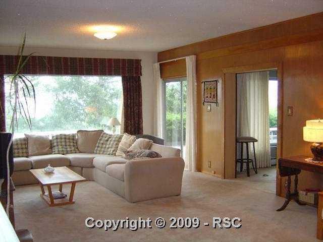 1453 Gold Camp Road Colorado Springs, CO 80906 - Photo 7 of 14 Living Room with Plush Carpet