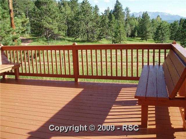 2253 Rampart Range Road Woodland Park, CO 80863 - Photo 8 of 10 Deck with views