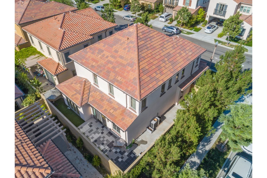 116 Mosswood Irvine, CA 92620 - Photo 35 of 42 A birds-eye view of the home and wrap-around yard.