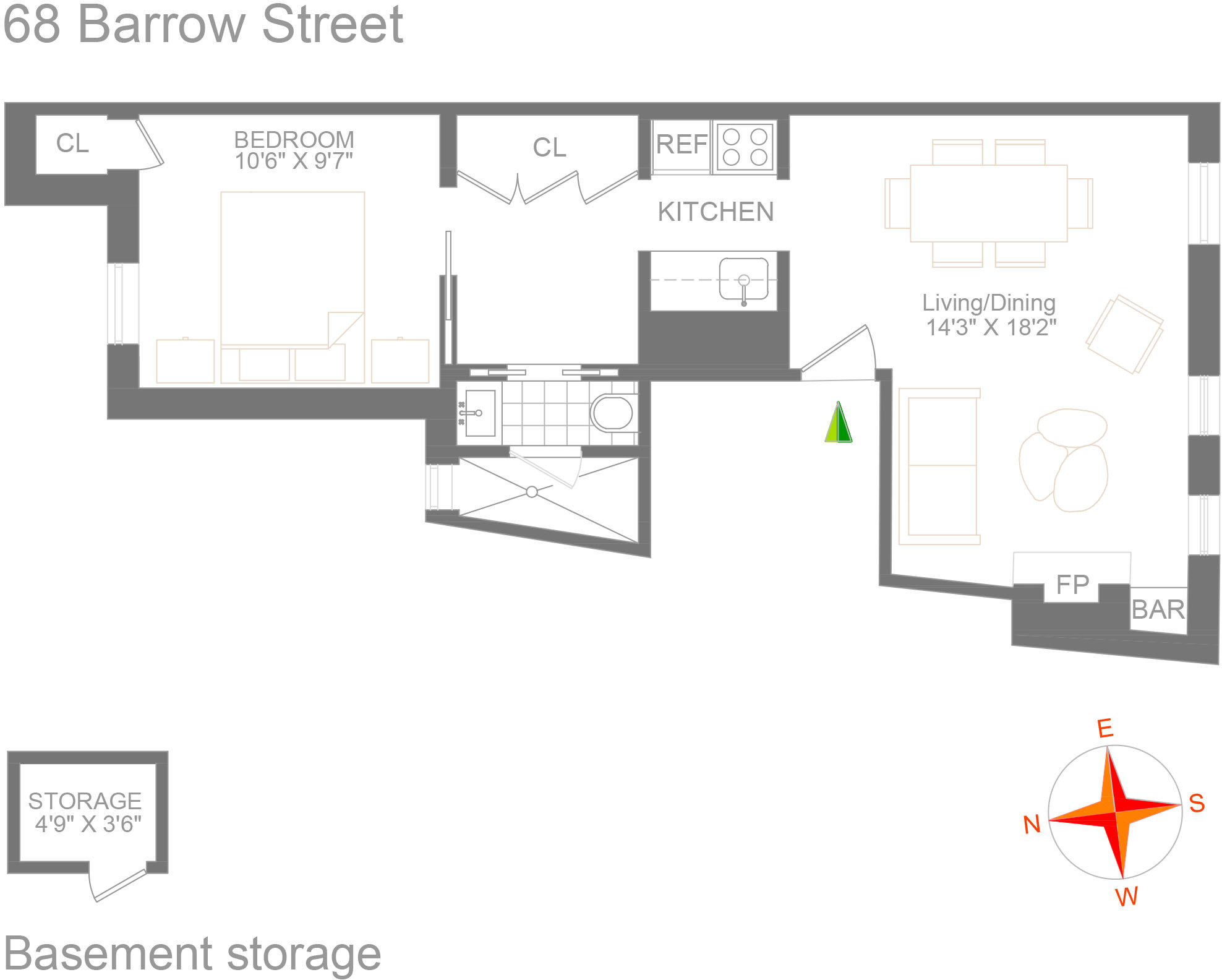 68 Barrow Street, Unit 4 Manhattan, NY 10014 - Photo 7 of 7