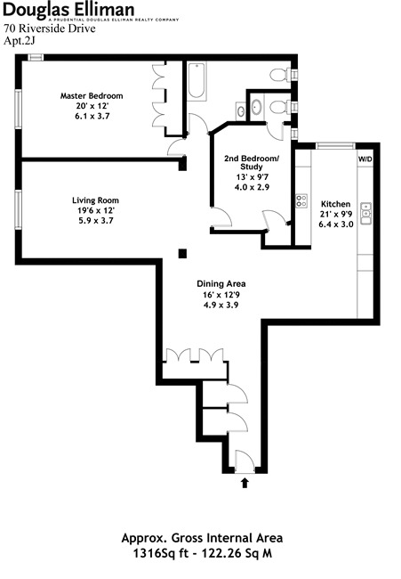 70 Riverside Drive, Unit 2J Manhattan, NY 10024 - Photo 4 of 4 Gallery Image 4