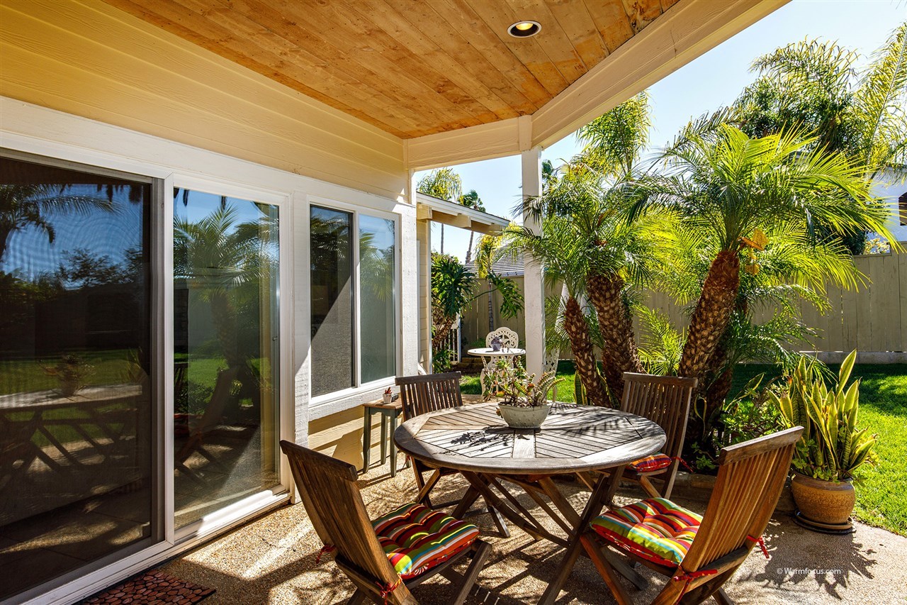 449 Ocean View Avenue Encinitas, CA 92024 - Photo 21 of 23 Three separate patios off first floor rooms