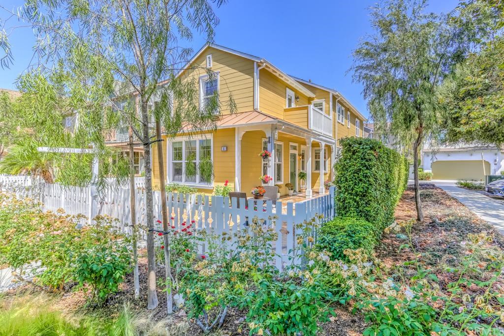 6 Honey Tree Farm Ladera Ranch, CA 92694 - Photo 1 of 1 Home Sweet Home! White picket fence surrounds this charming home in sought after Surrey Farm neighborhood! End unit, premium lot location gives you plenty of privacy and lots of natural light. No homes on one side of you.
